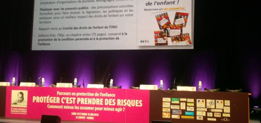 15 & 16 juin 2015 – Présentation du rapport AEDE - Assises de la protection de l’enfance à Rennes